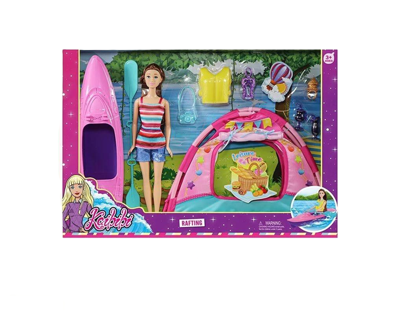 Кукла WG 231/24/2 палатка/каноэ/аксессуары/в коробке 30 см (25484467)
