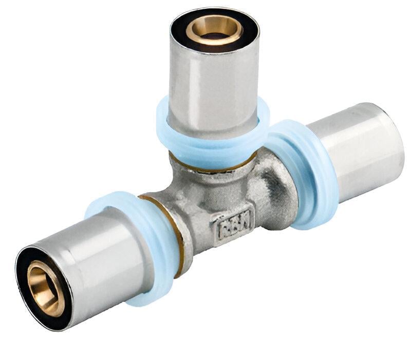 Трійник прес Rbm 32x32x32 мм латунь (AKV-06773200)