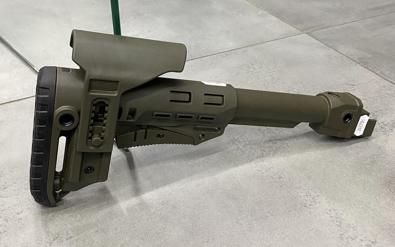 Прямой приклад DLG TACTICAL телескоп с подщечником полный комплект антабка на 2 стороны Олива (1715216770) Прямой приклад DLG TACTICAL телескоп с подщечником полный комплект антабка на 2 стороны Олива (1715216770)