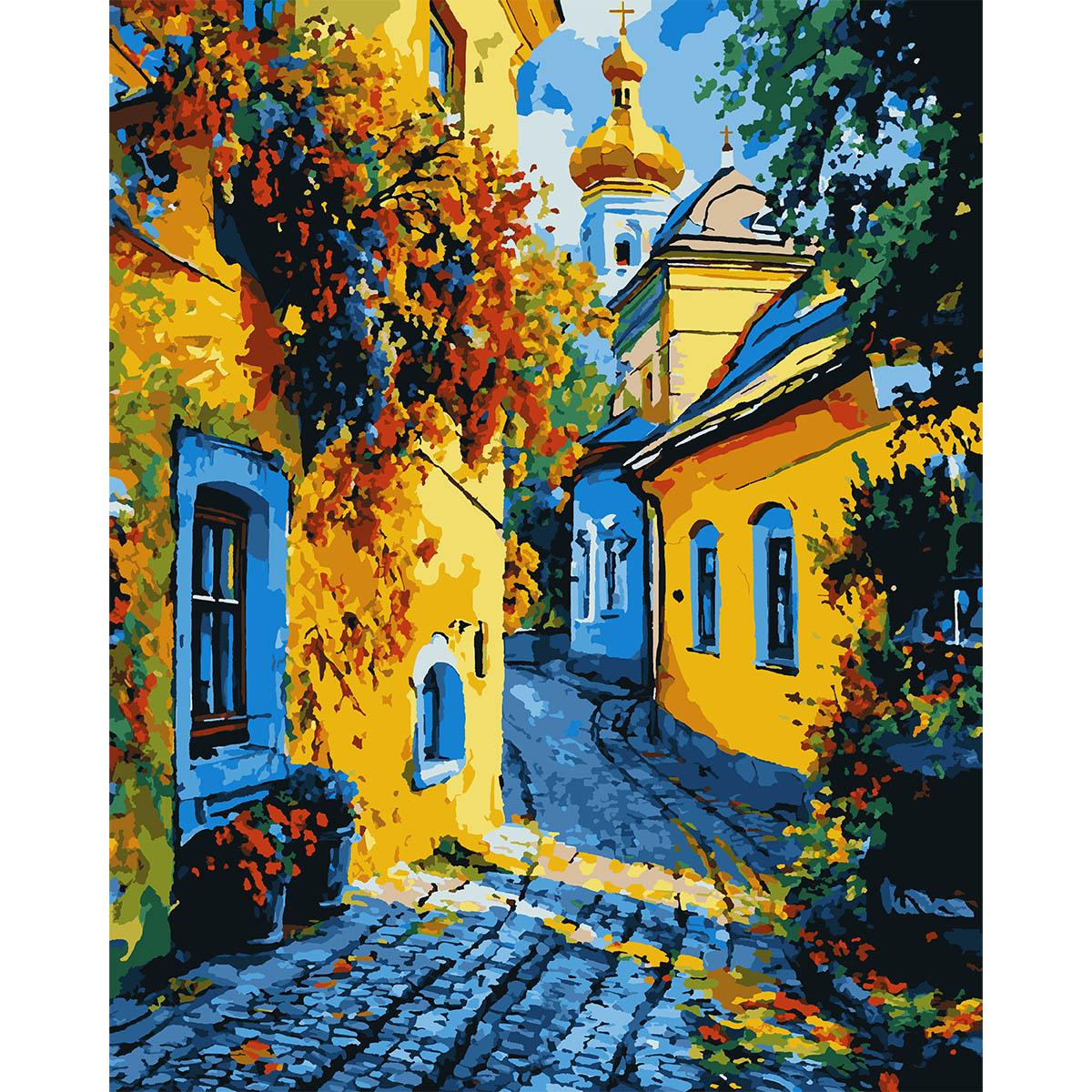 Картина по номерам Santi Живописный Львов 40x50 см (Top-954838)