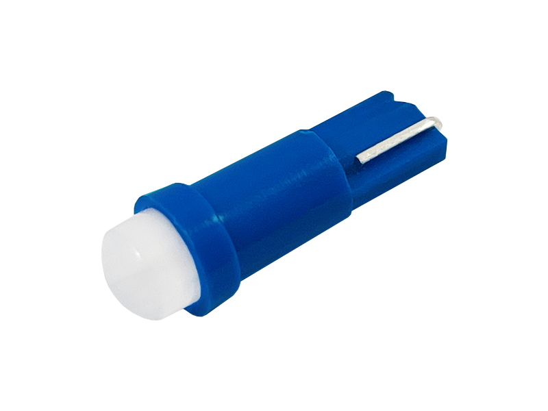 Автолампа светодиодная T5 W1,2W 12 В COB Синий (35504240)