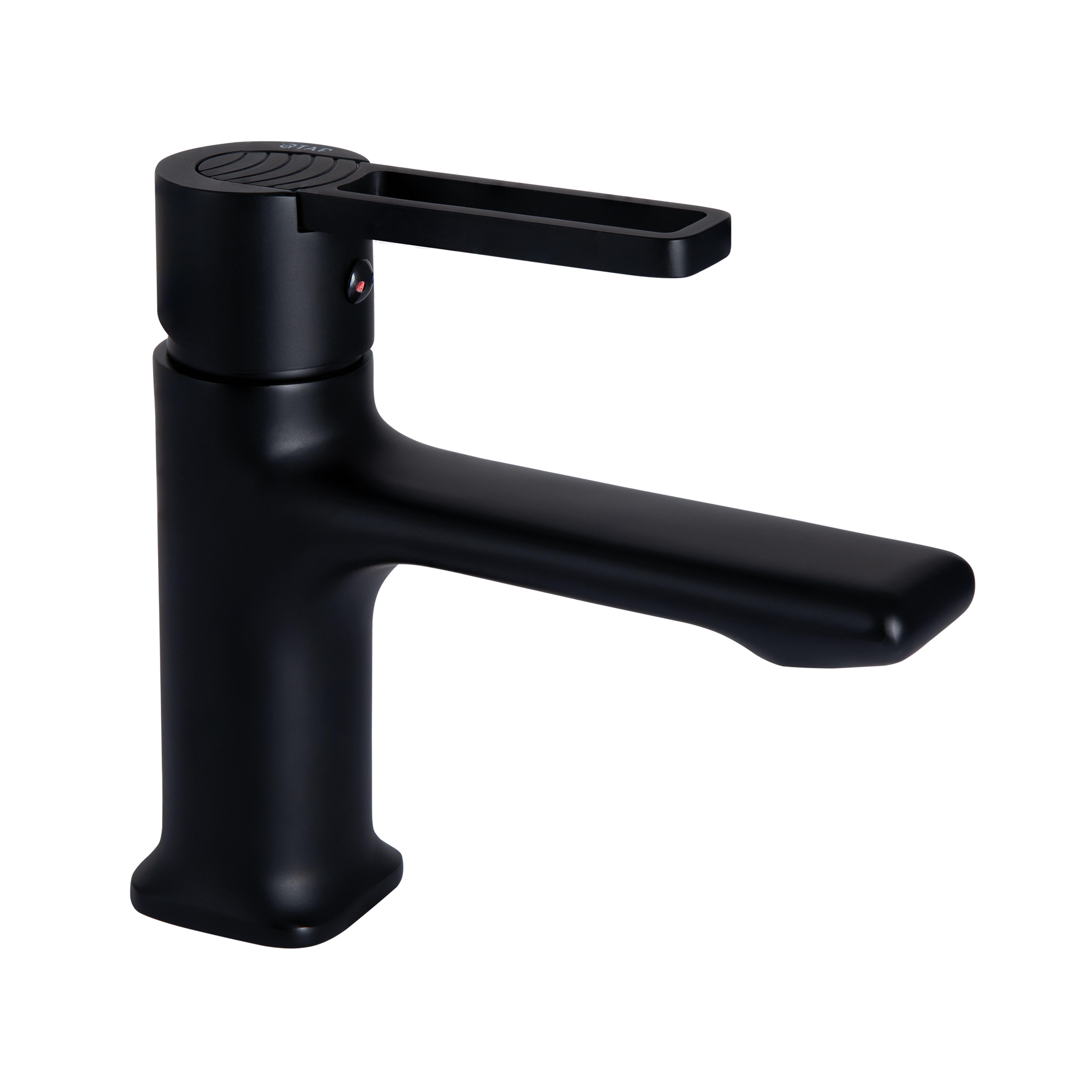 Смеситель для раковины Qtap Taurus QTTAU270BLM45660 Black Matt (SD00051784)