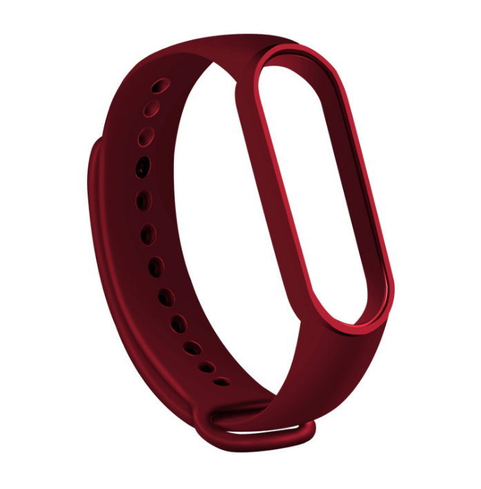 Силіконовий ремінець BeCover Xiaomi Mi Smart Band 5/Mi Smart Band 6 Burgundy Red (705063)