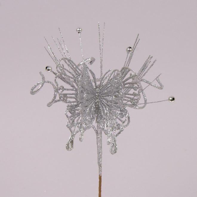 Декоративная ветка новогодняя Flora (75452)