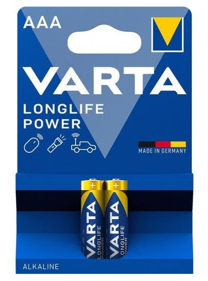 Батарейки Varta Longlife Power AAA 2 шт. (ERC-04903121412)