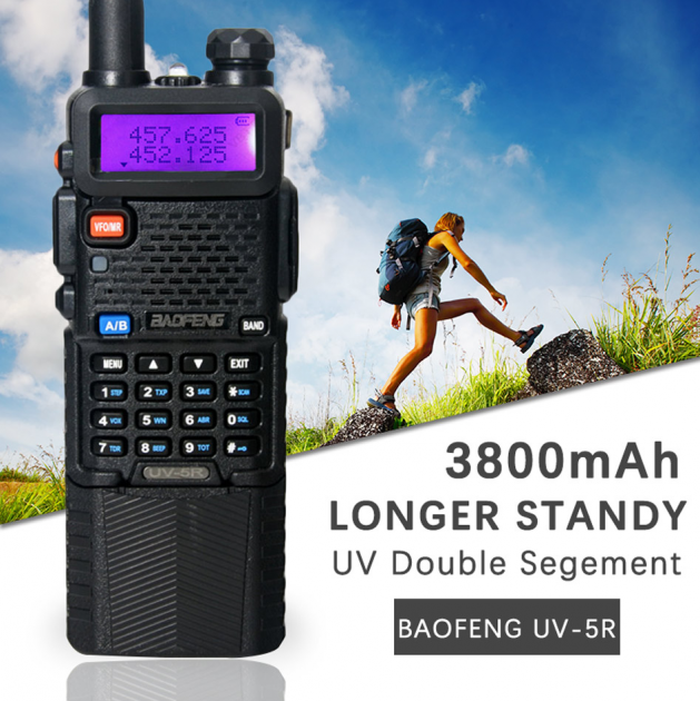 Рація Baofeng UV-5R з гарнітурою/підставкою та кліпсою (5001997) - фото 6