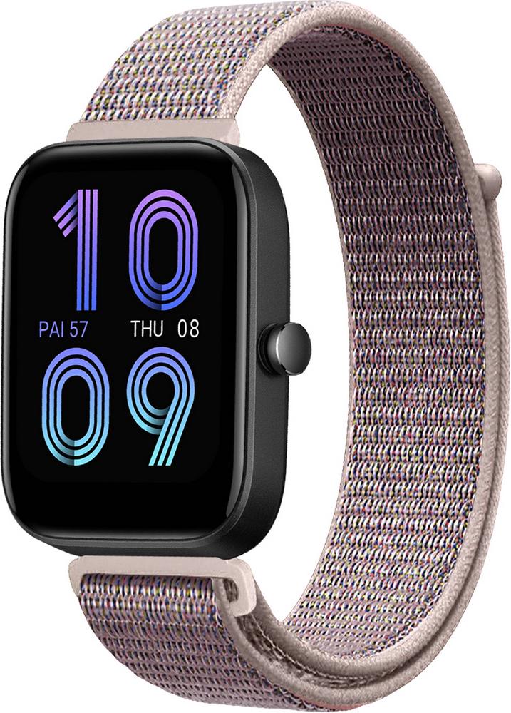 Ремешок нейлоновый Sport Loop для Amazfit Bip 3 Grey Pink (16135-06)