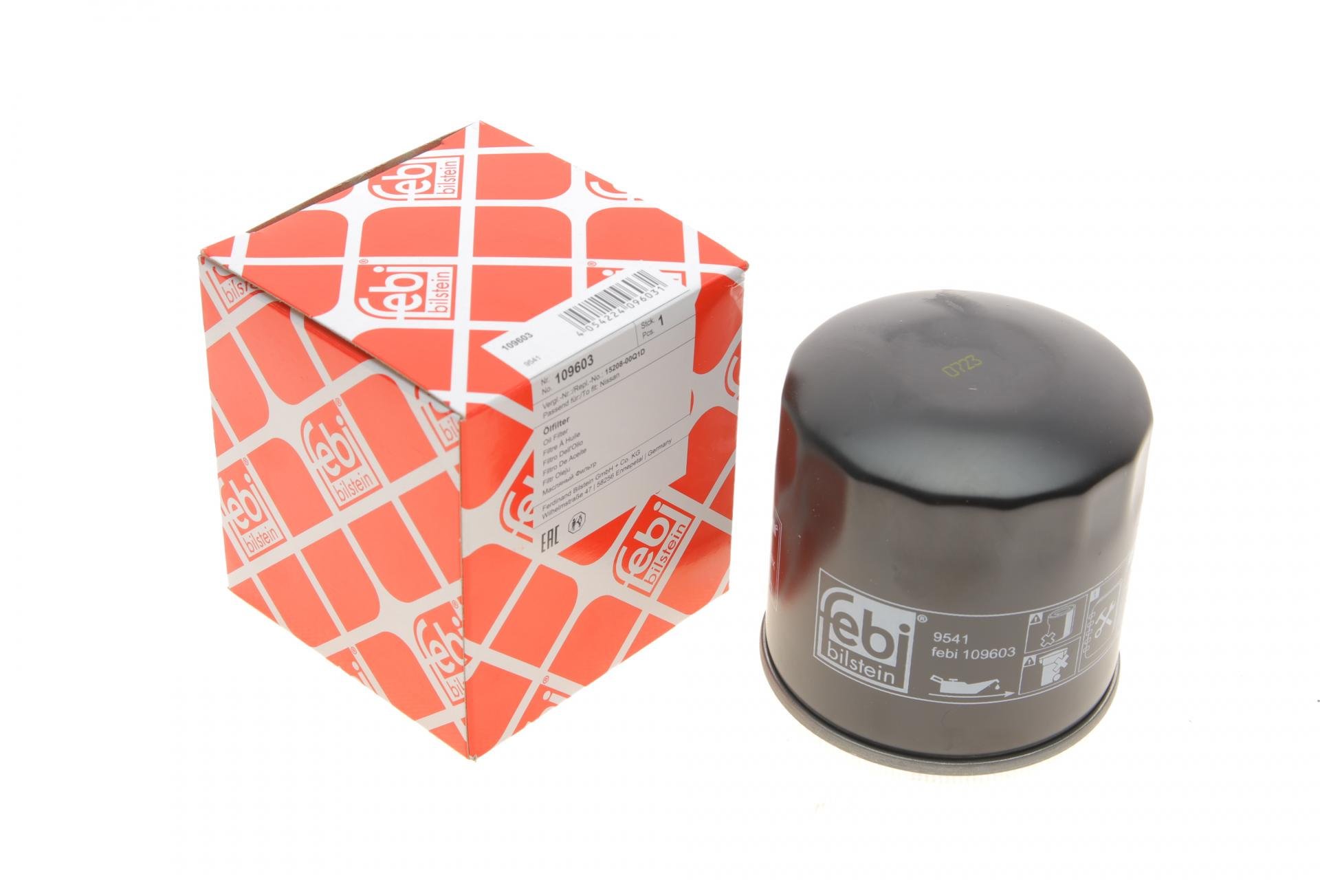 Фильтр масляный FEBI BILSTEIN для Renault Kangoo 1,5dCi 10- (109603)