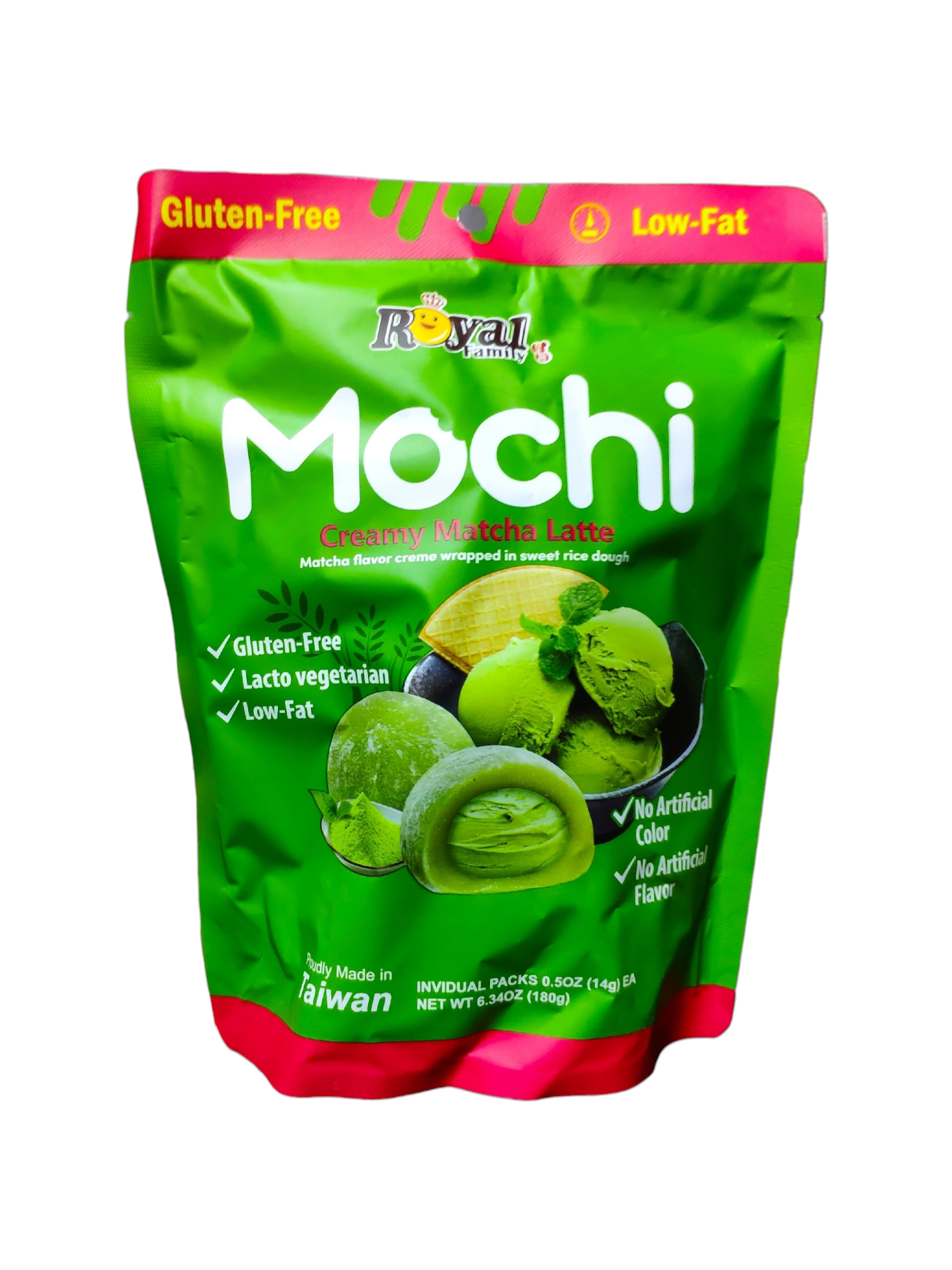 Десерт Мочі Моті Royal Family вершковий матча лате 180 г (0021)