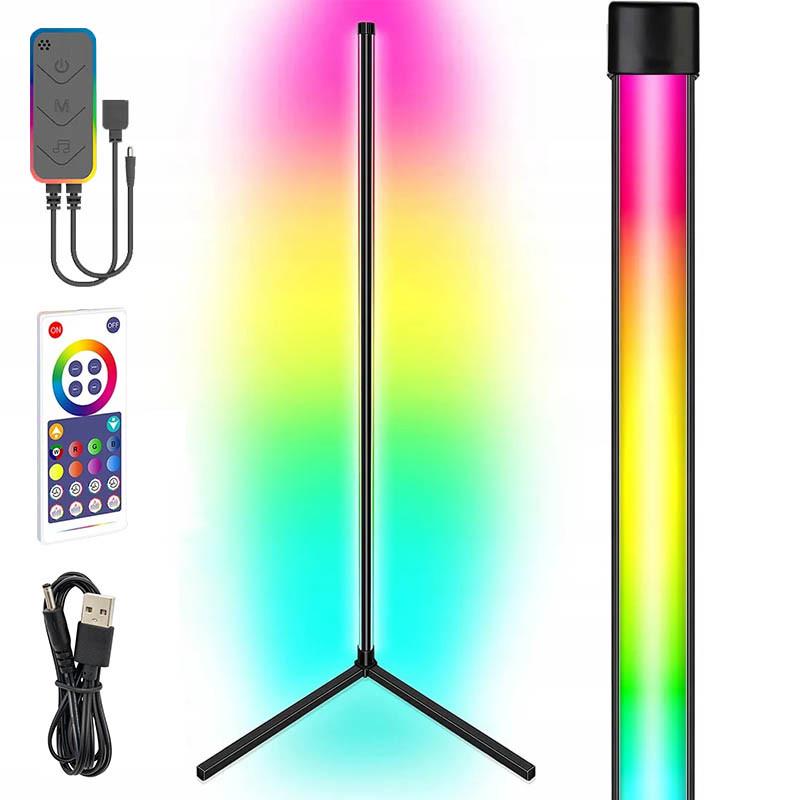 Лампа підлогова Magic 1 LED RGB Bluetooth/USB with app кутова Black (00000066424_1) - фото 8