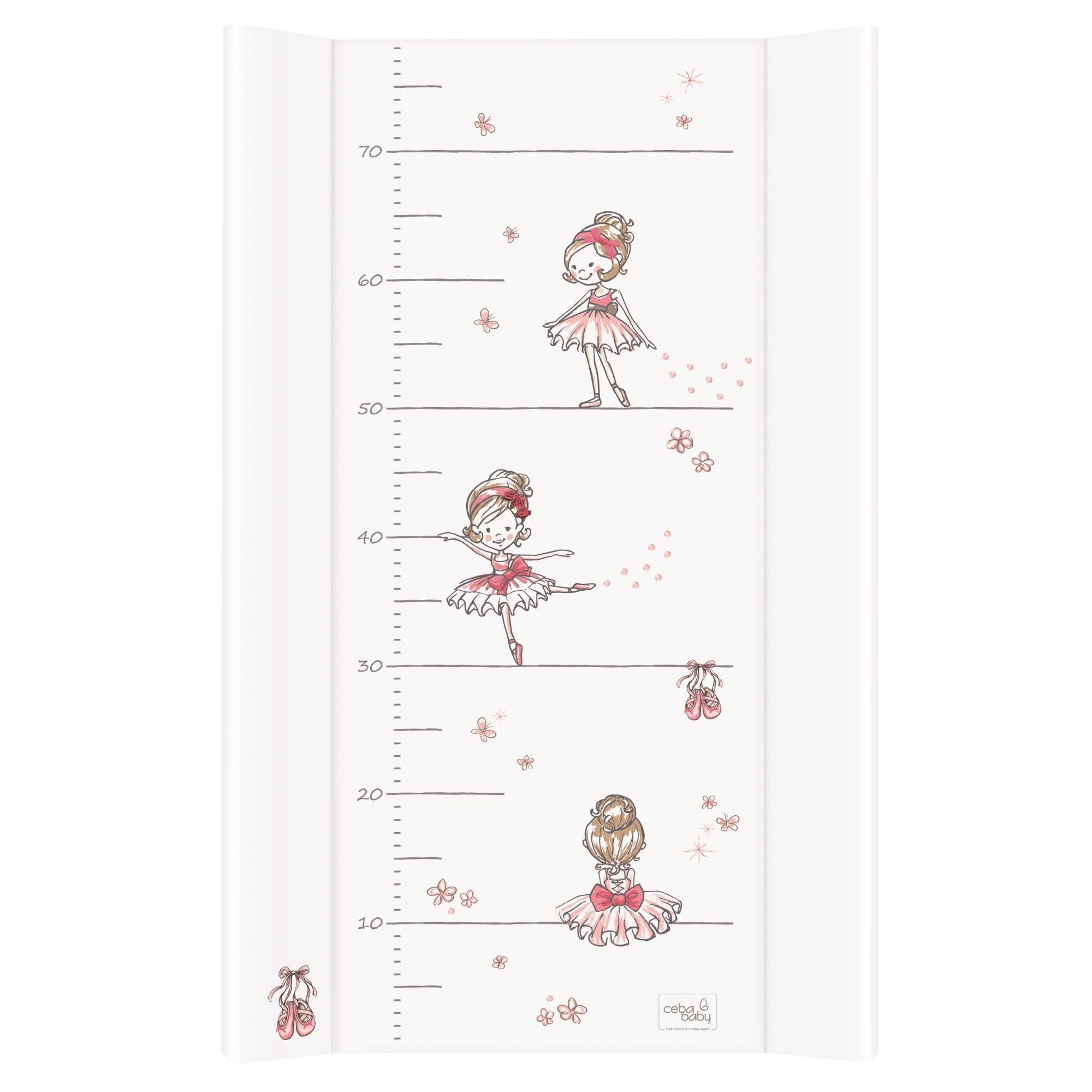 Дошка пеленальна Ceba Baby 80x50 см на ліжечко Prima Ballerina White