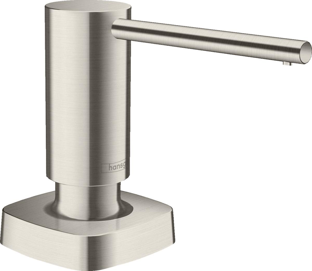 Дозатор для мила Hansgrohe A71 Modern 500 мл Сталевий (40468800)