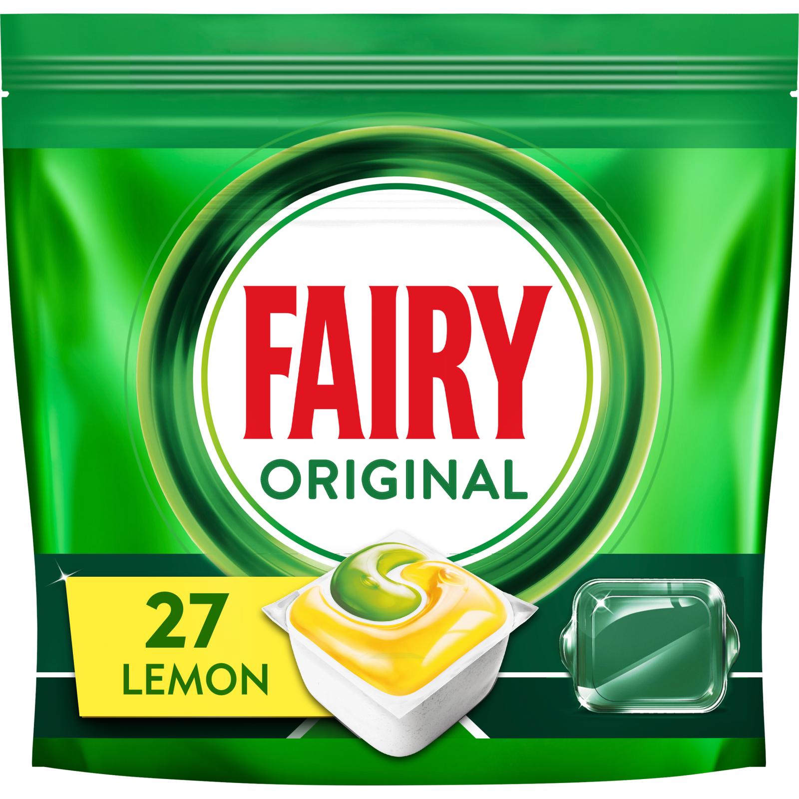 Таблетки для посудомийних машин Fairy All in One Lemon 27 шт. (8006540726891) - фото 1