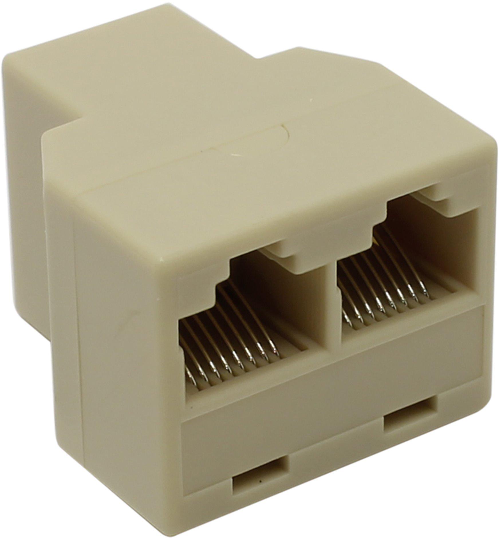 Коннектор-разветвитель Lan/RJ-45