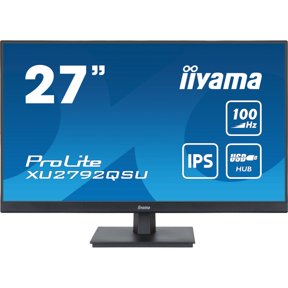 Монитор игровой IPS Iiyama XU2792QSU-B6 безрамочный экран 27" Черный (cce06b06) - фото 1