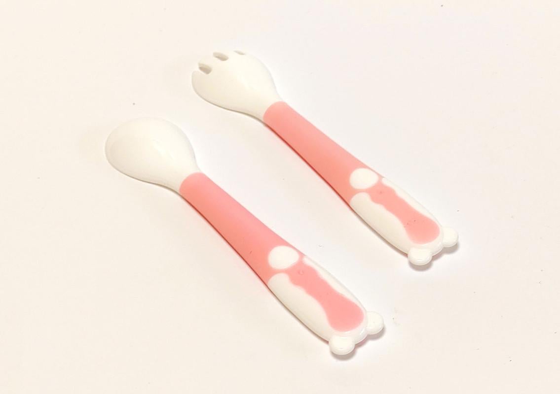 Набор столовых приборов Bimbo для детей 2 пр. в виде мишки в чехле Розовый - фото 6 Набор столовых приборов Bimbo для детей 2 пр. в виде мишки в чехле Розовый - фото 6