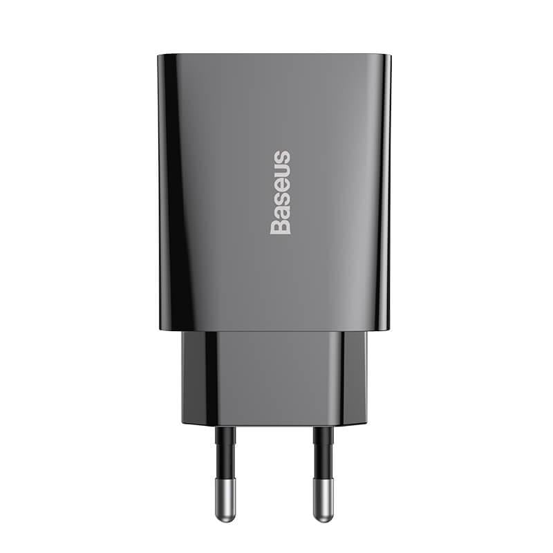 Адаптер мережевий Baseus CCFS-SN02 Speed Mini USB Type-C 20 Вт 3A Black (96bfd445)