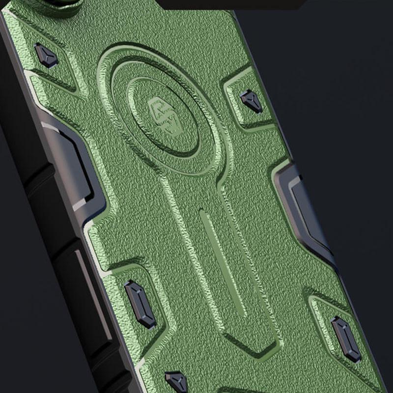 Протиударний TPU+PC чохол Nillkin CamShield Armor Prop для Samsung Galaxy S24 Ultra Dark Green - фото 5