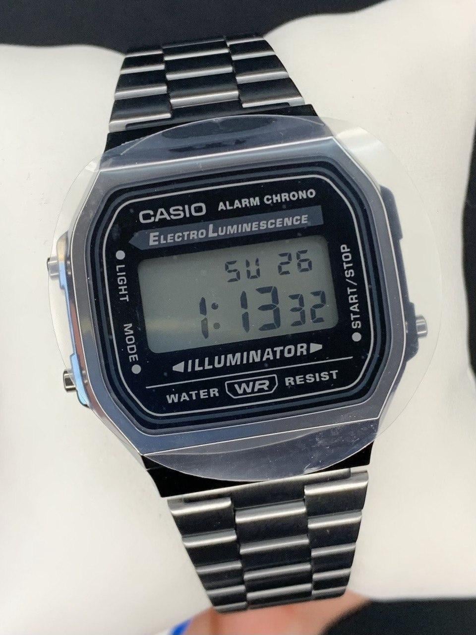 Наручные часы мужские Casio A168WGG-1A Retro Vintage с подсветкой (2928836031)