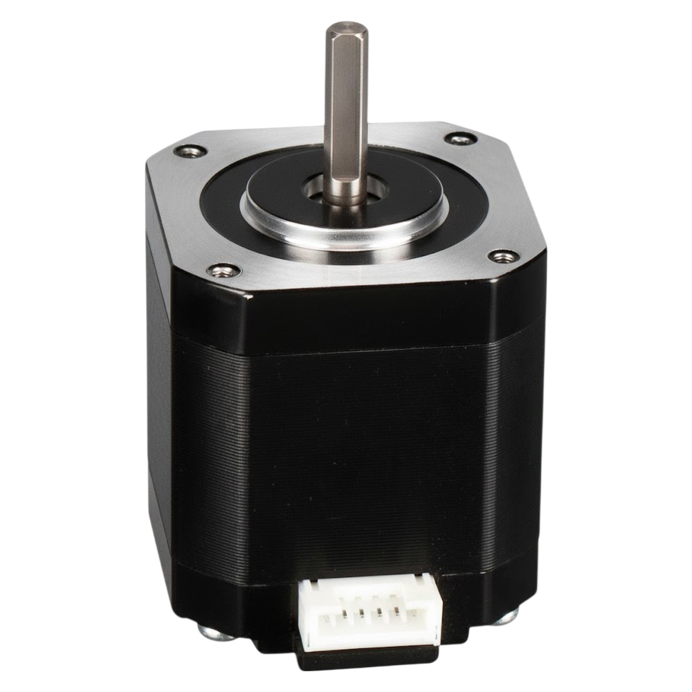 Мотор шаговой Kingroon Nema 17 12V 42x47 мм Черный (B1142)