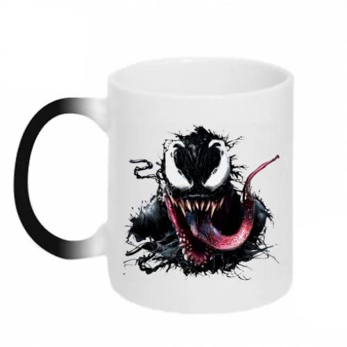 Чашка хамелеон Веном и слизь 320 мл Черно-белый (8923156-17-155238)