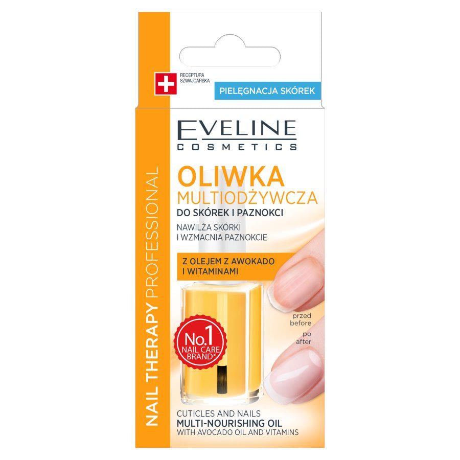 Масло питательное для ногтей и кутикулы Eveline Cosmetics Nail Therapy Professional 12 мл (335623)