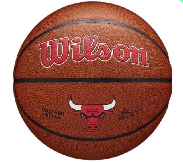 Мяч баскетбольный Wilson NBA TEAM COMPOSITE BSKT CHI BULLS (00000028699)