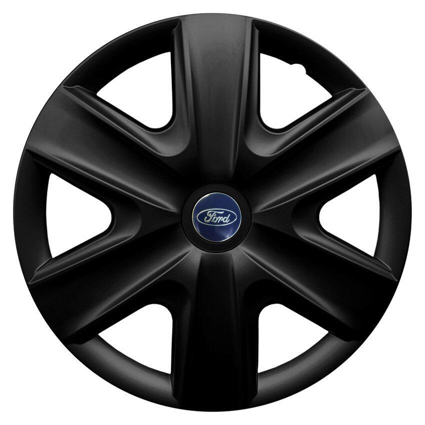 Комплект колпаков JAWOPLAST Hexan R14 для Ford 4 шт. Black (28434862)