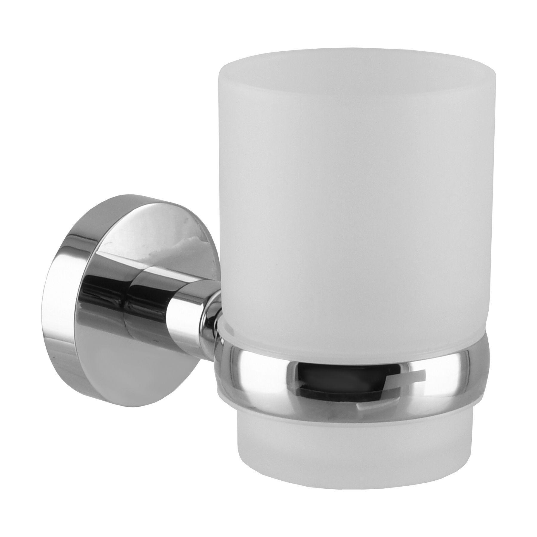 Стакан для зубных щеток одинарный Perfect Sanitary Appliances SP 8121 матовое стекло Хром (000004570)
