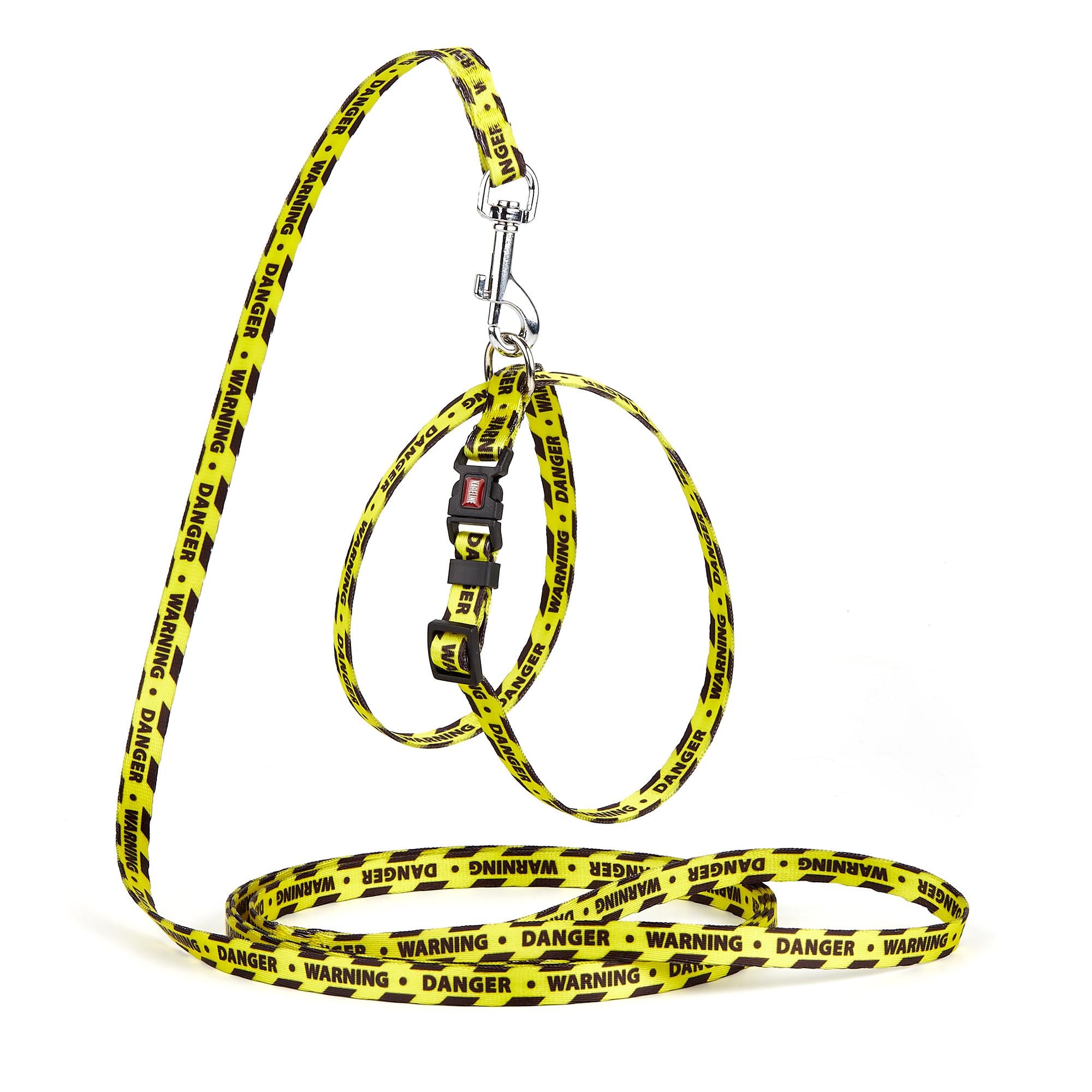 Шлея KareLine WARNING из нейлона с пластиковой пряжкой 10 мм А 300 мм В 330 мм 2150 мм (0859/4)