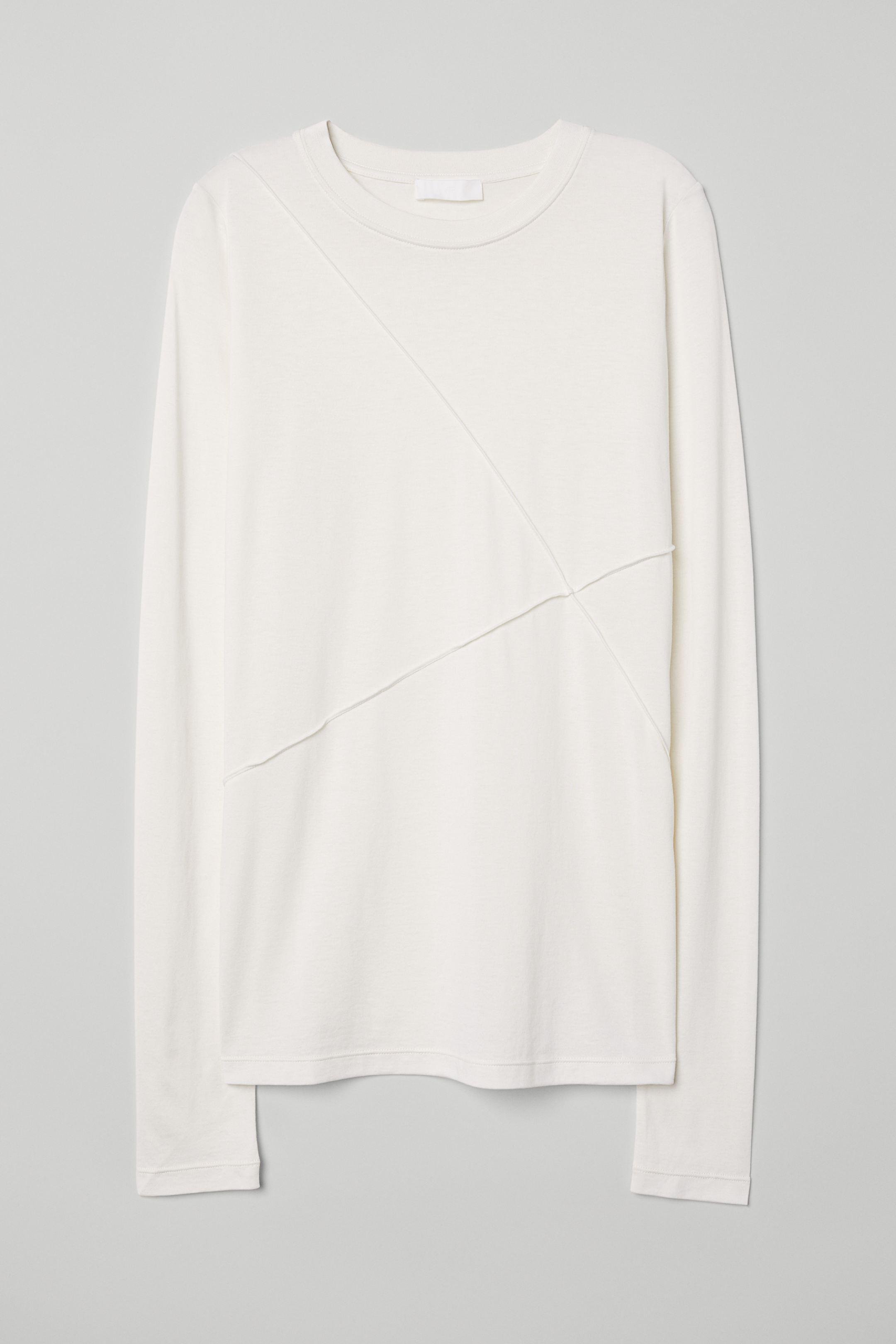 Лонгслив H&M XS Белый (6919898)