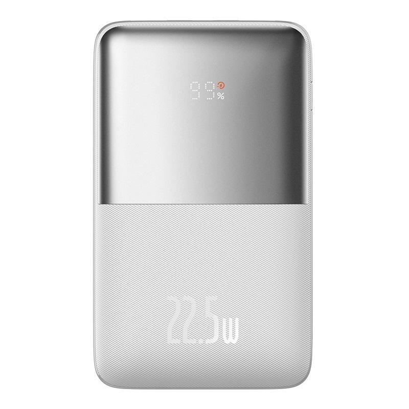 Повербанк BASEUS Bipow Pro Digital Display F.C PB 20000 mAh 2USB Type-C QC PD 22,5 W 3A PPBD030001 White (568661)