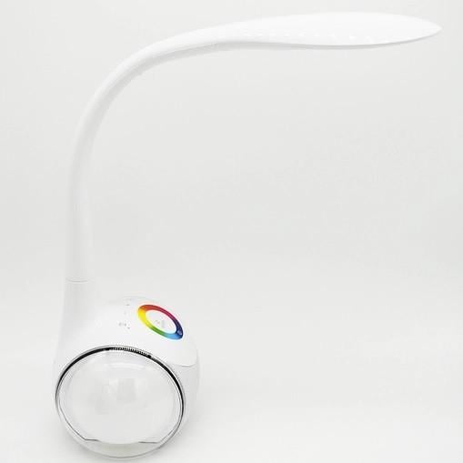 Настільна лампа SUNROZ T1 LED з вбудованою Bluetooth колонкою 2в1 Білий (SUN0514)