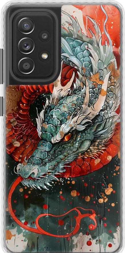 Чехол на Samsung Galaxy A52s 5G A528B Стихия огня (6101pc-2583-42517)