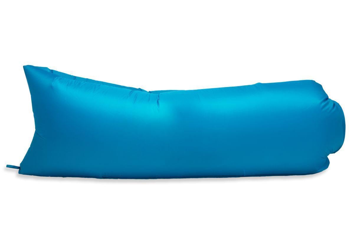 Надувний лежак-ламзак зі змінною камерою LezhakTop Лайт Блакитний