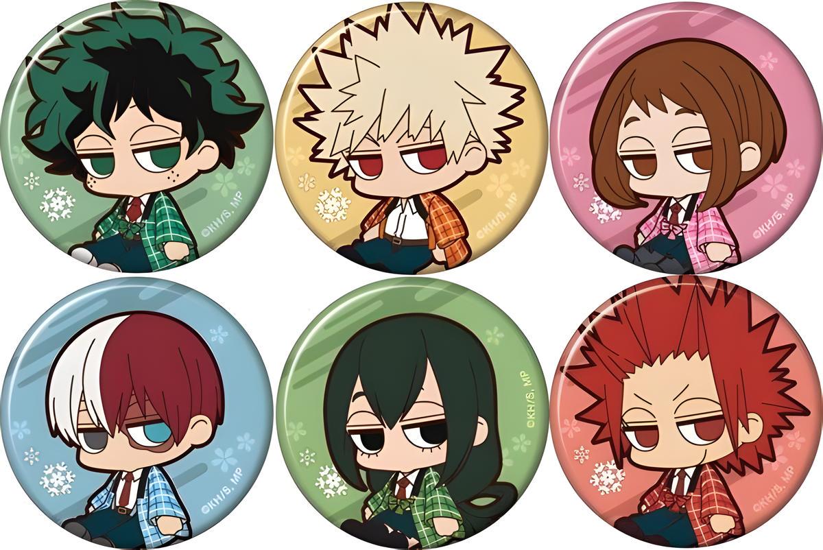 Набір значків My hero academia 6 шт. (MH001)