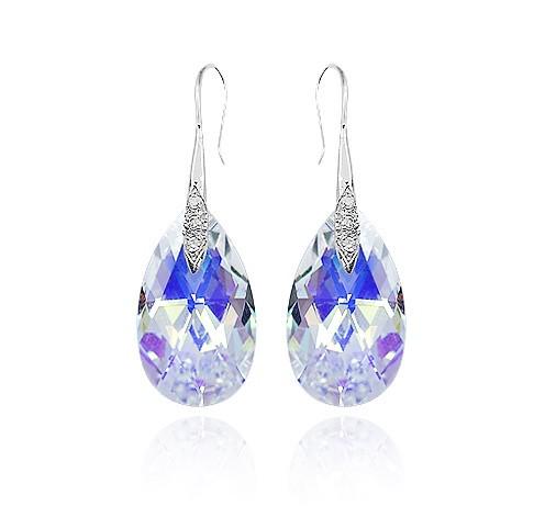 Серьги с кристаллами Сваровски Showfay 980440 Прозрачный