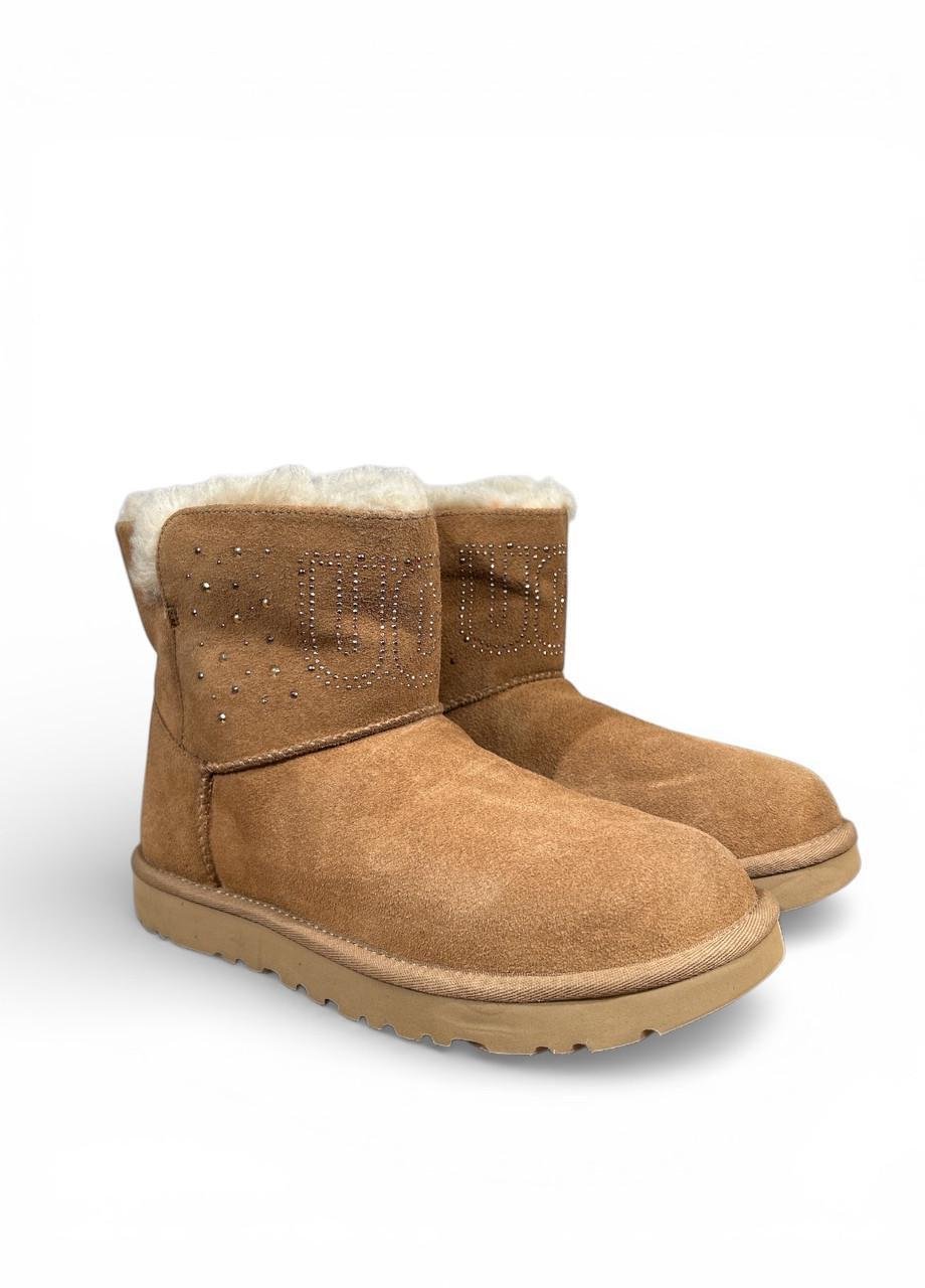 Угги женские UGG Classic Gem Mini Boot s/n 1125911 р. 38/US 7 24 см Коричневый (2863261278)