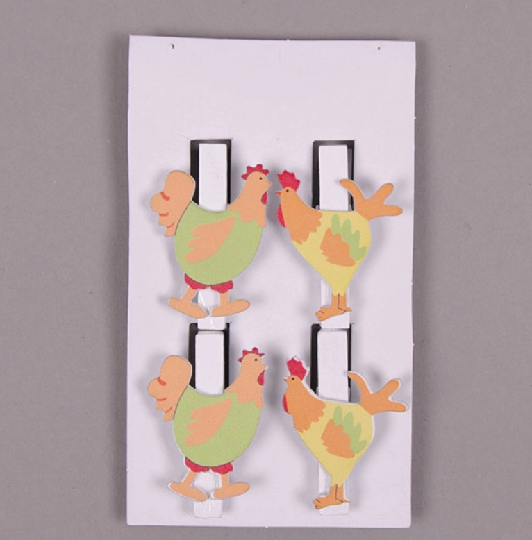 Декор на прищепке Курица (25817)