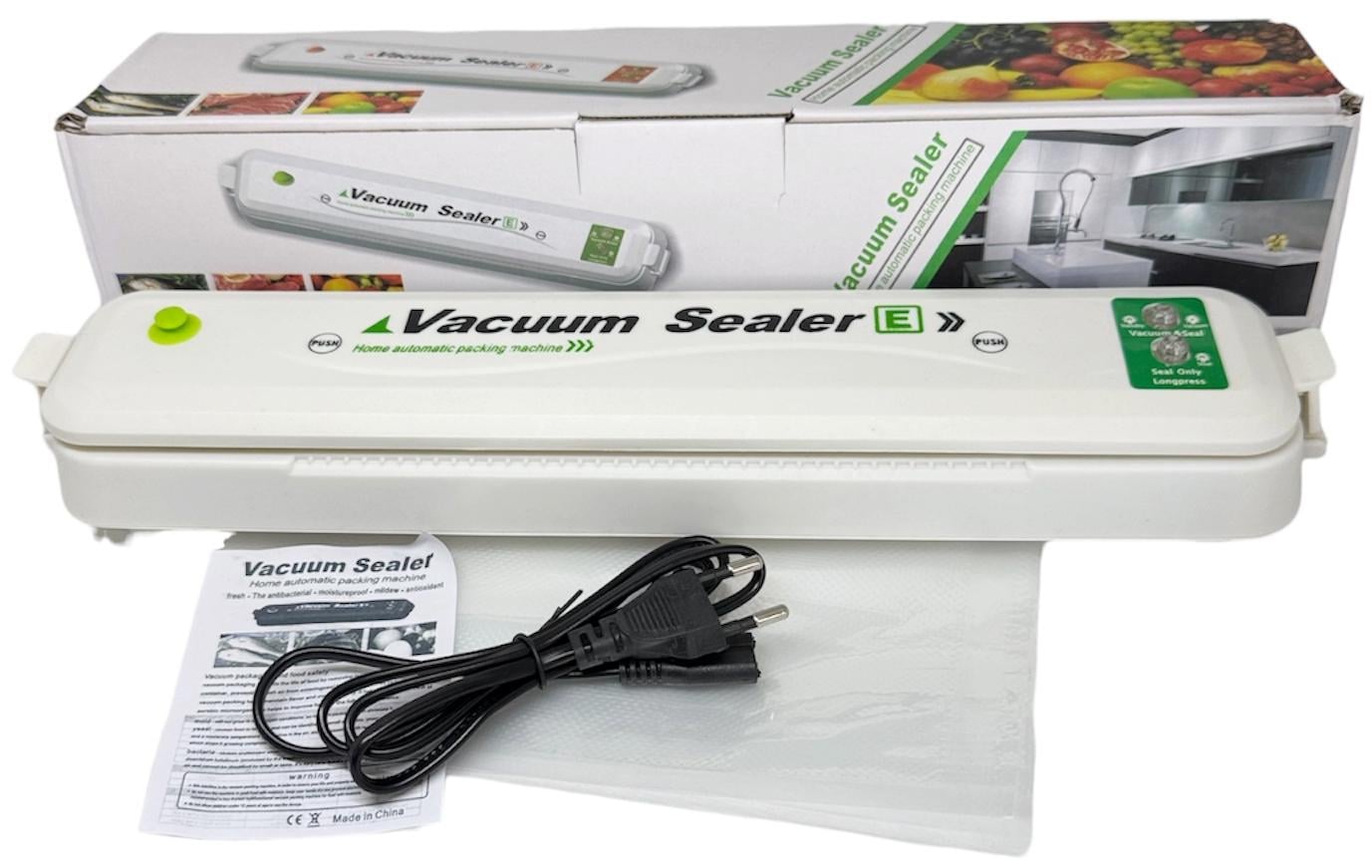 Вакууматор Vacuum Sealer та 5 пакетів у копмлекті