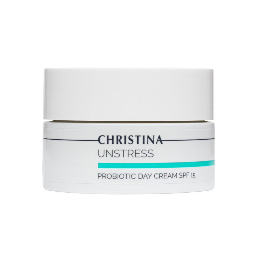 Крем денний із пробіотичною дією CHRISTINA Unstress ProBiotic Day Cream SPF15 50 мл