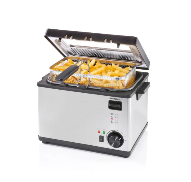 Фритюрниця SilverCrest SEF3 2000 C5 електрична 3 кошики 2000 Вт (636619)
