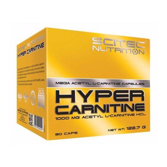 Жироспалювач для спорту Scitec Nutrition Hyper Carnitine 90 Caps - фото 1