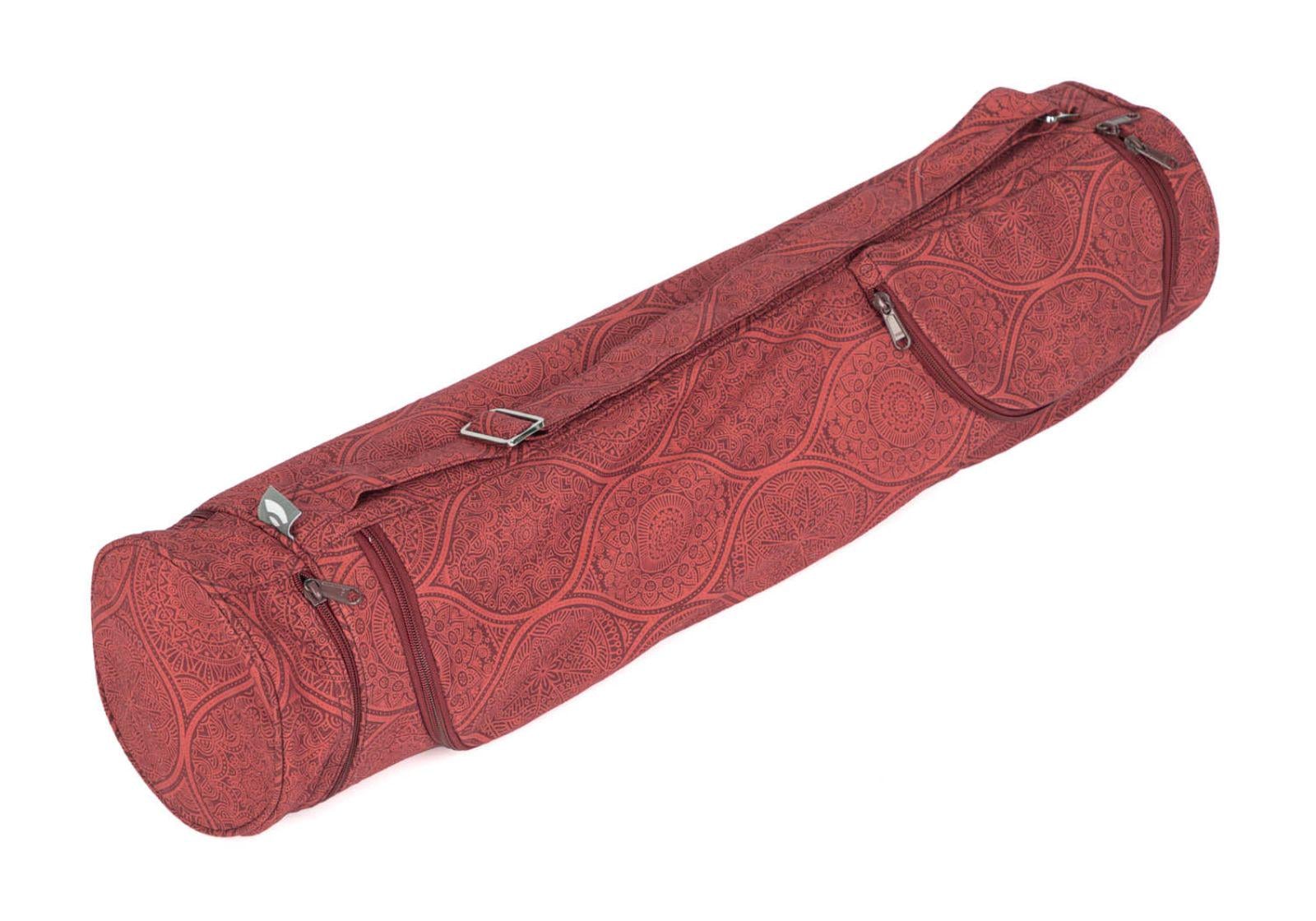 Сумка-чехол для йоги Bodhi Asana Bag Cotton Mayuri Maharaja Collection 70 см Темно-красный (542MR)