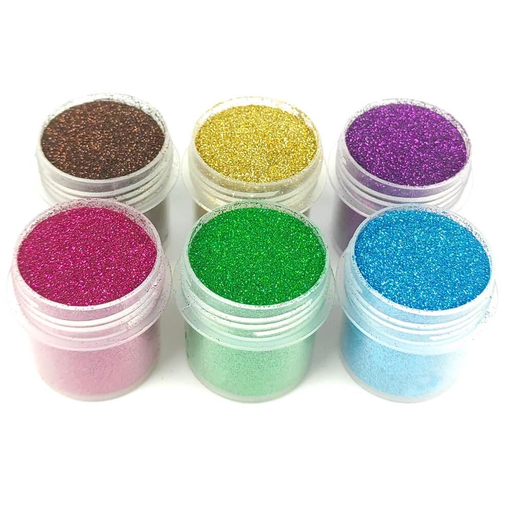 Набор глиттера для бодиарта Fresh Tattoo №2 6 шт. по 12 мл (glitter-set-big-6x-2)