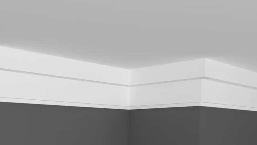 Карниз полімерний для LED-освітлення Grand Décor KH 915 жорсткий 2000 мм (2322369061)