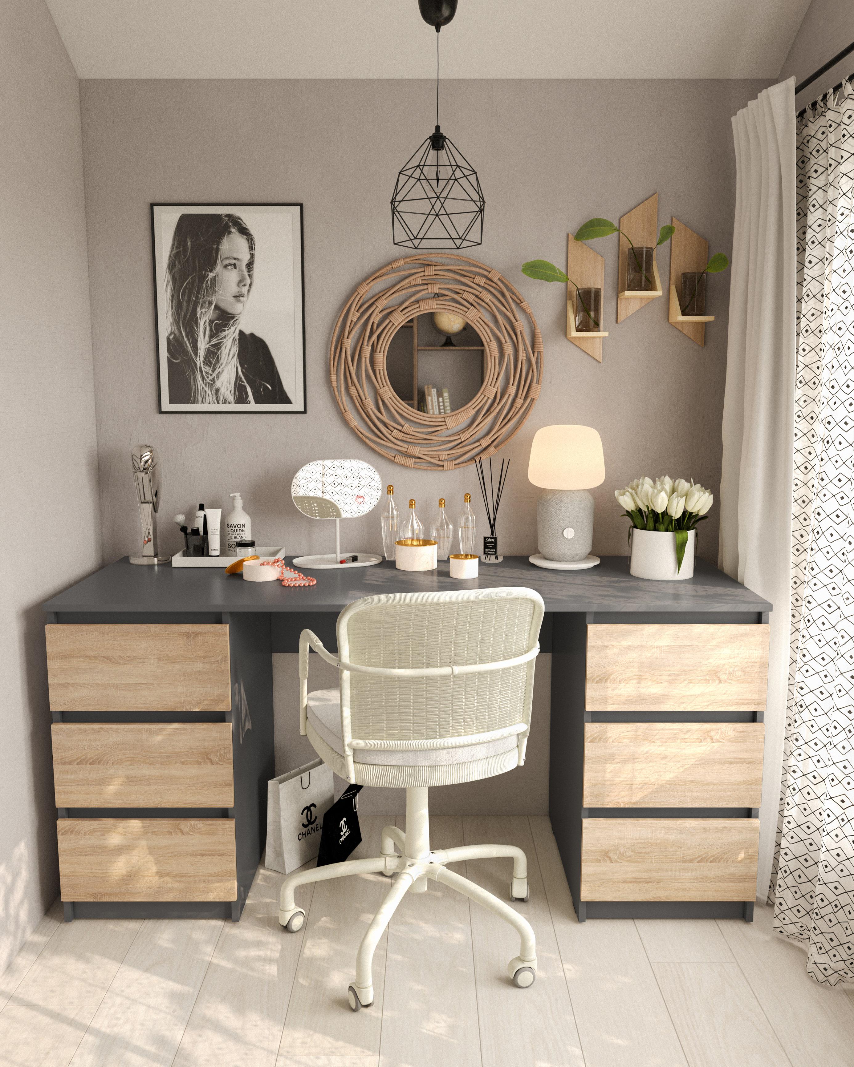 Письменный стол Moreli T-228 1580х758х600 мм Антрацитовый/Дуб сонома