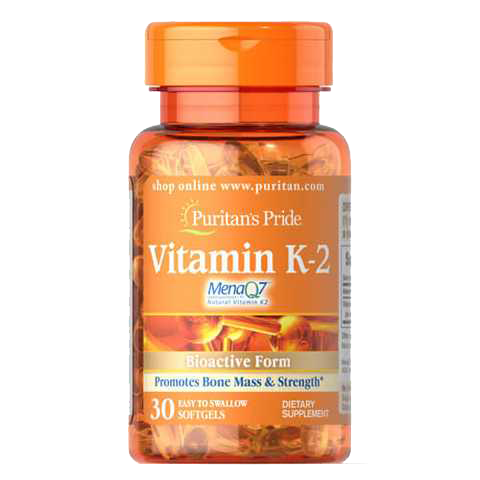 Витамины Puritans Pride Vitamin K-2 MenaQ7 100 mcg 30 Softgels