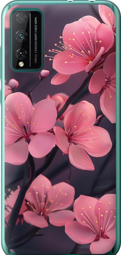 Чехол на Huawei Honor Play 4T Pro Пурпурная сакура (6075u-1914-42517)