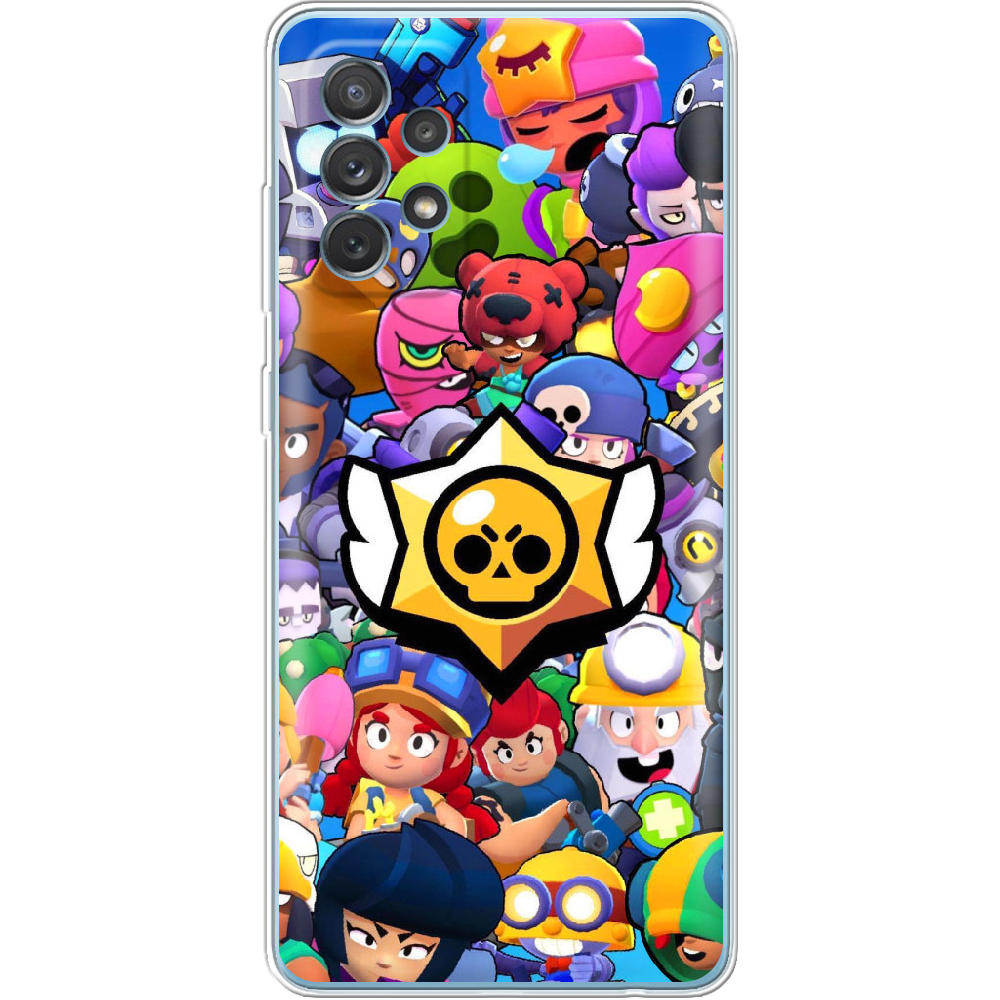 Чохол BoxFace Samsung A725 Galaxy A72 Brawl Stars Прозорий силікон (42070-up2389-42070)